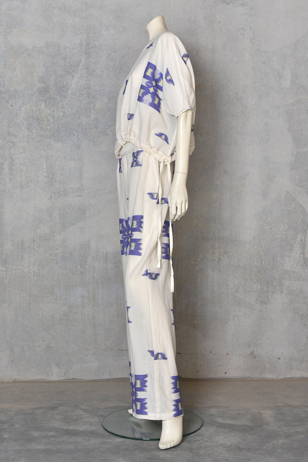 Devotion Twins Kritsalia Crop Top in Blue Lime