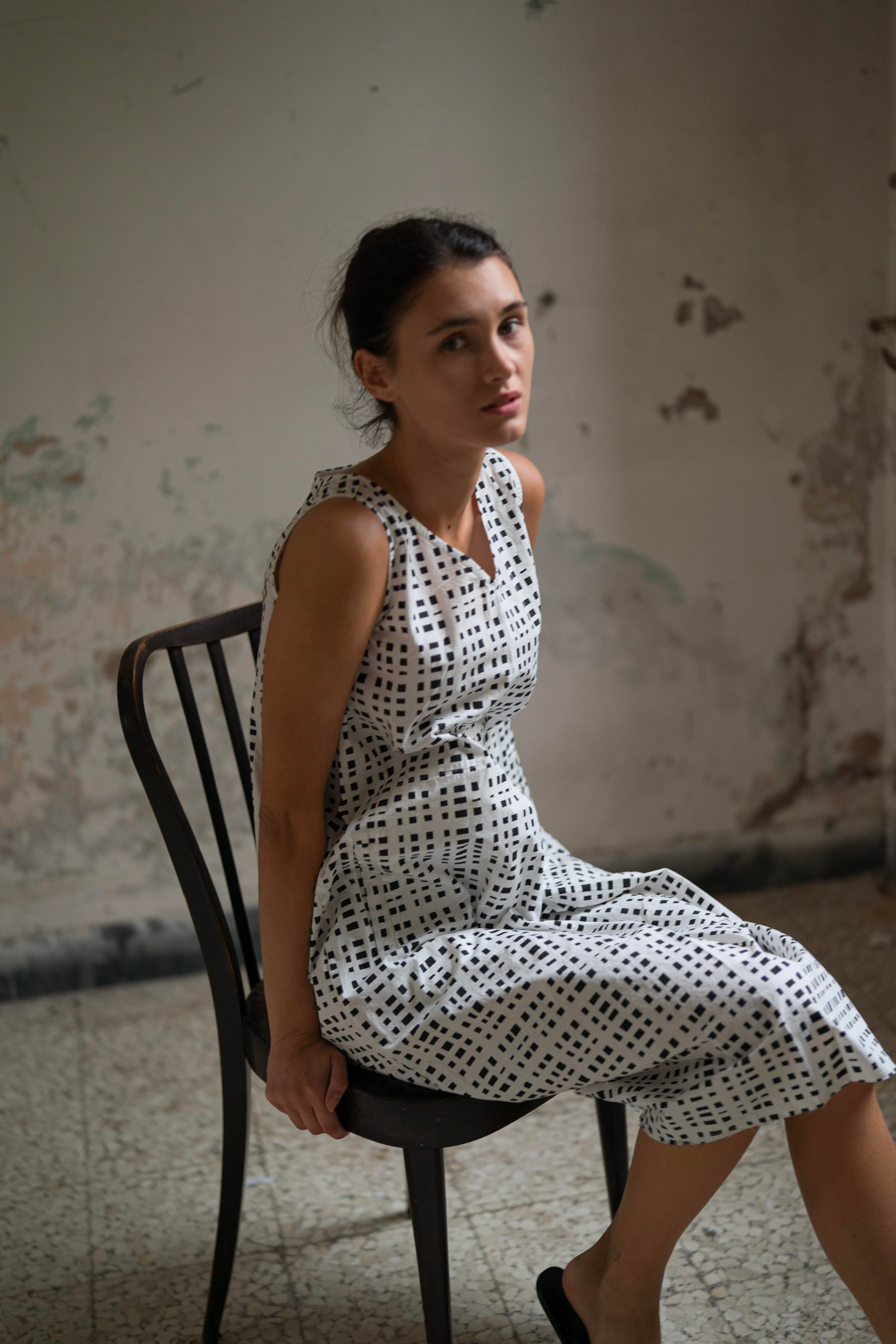 Hannoh Wessel Dress Demi Blk Check