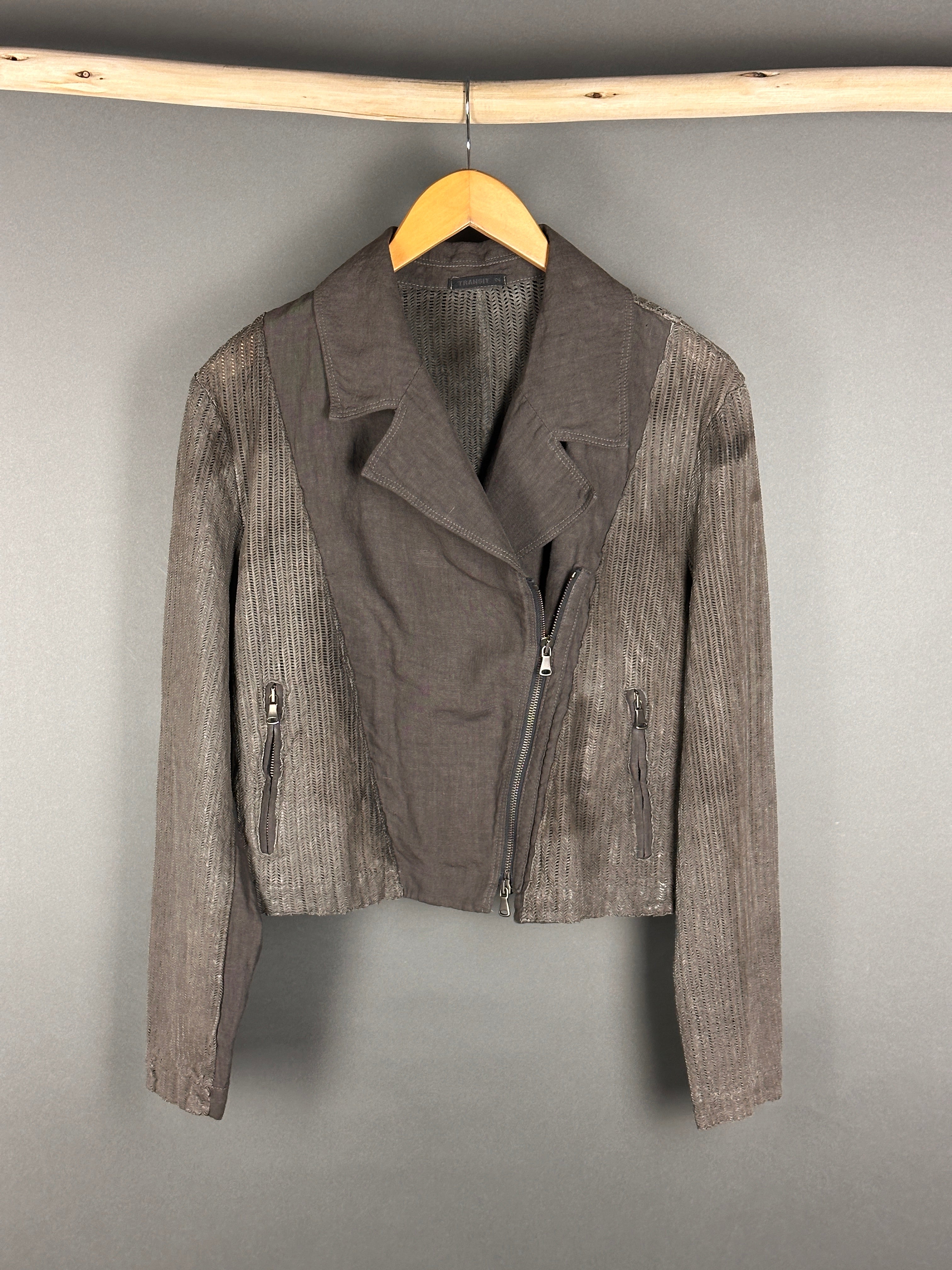 Transit lambskin Jacket in Chocolate