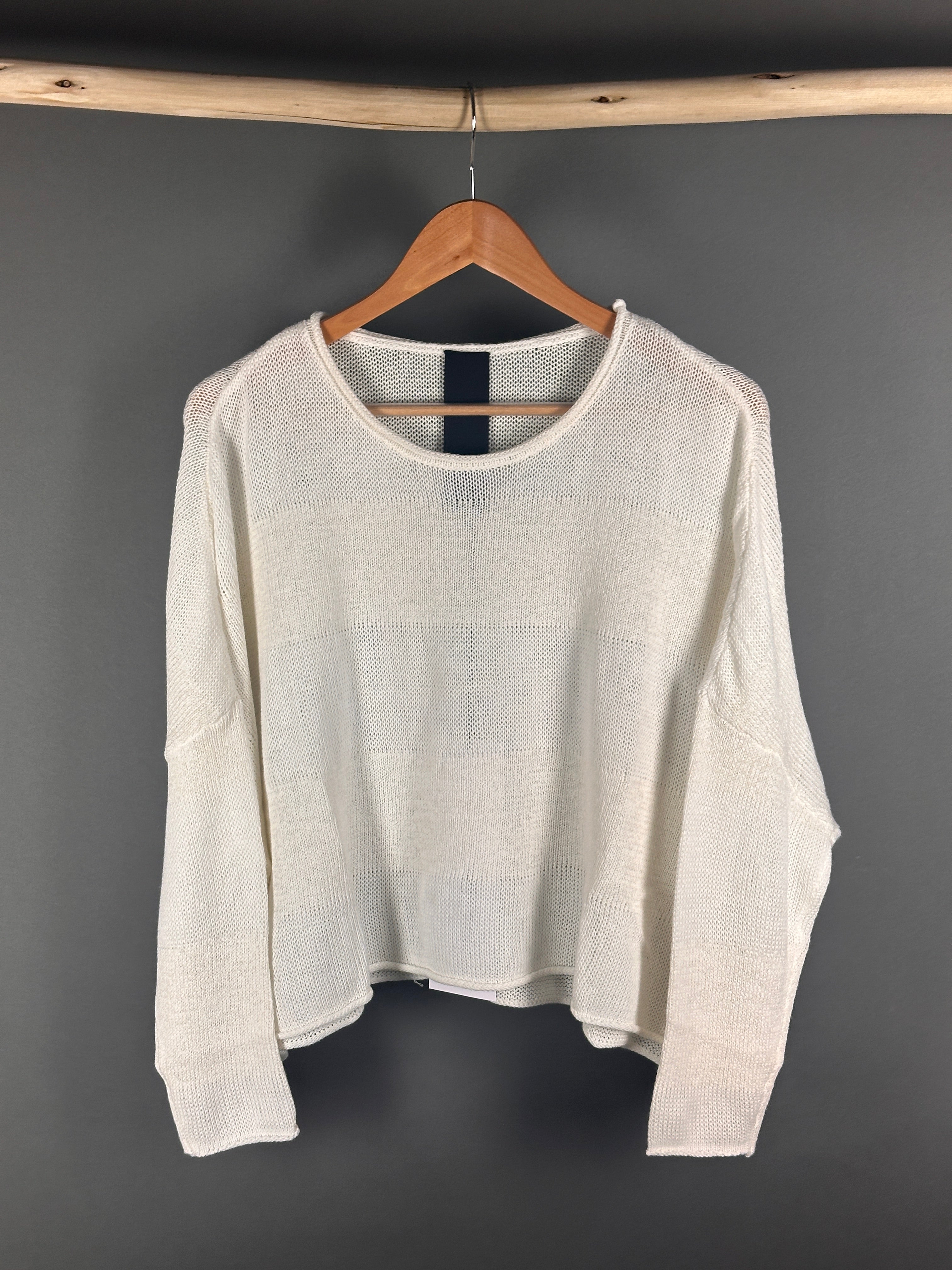 Studio Rundholz Black Label top in off white