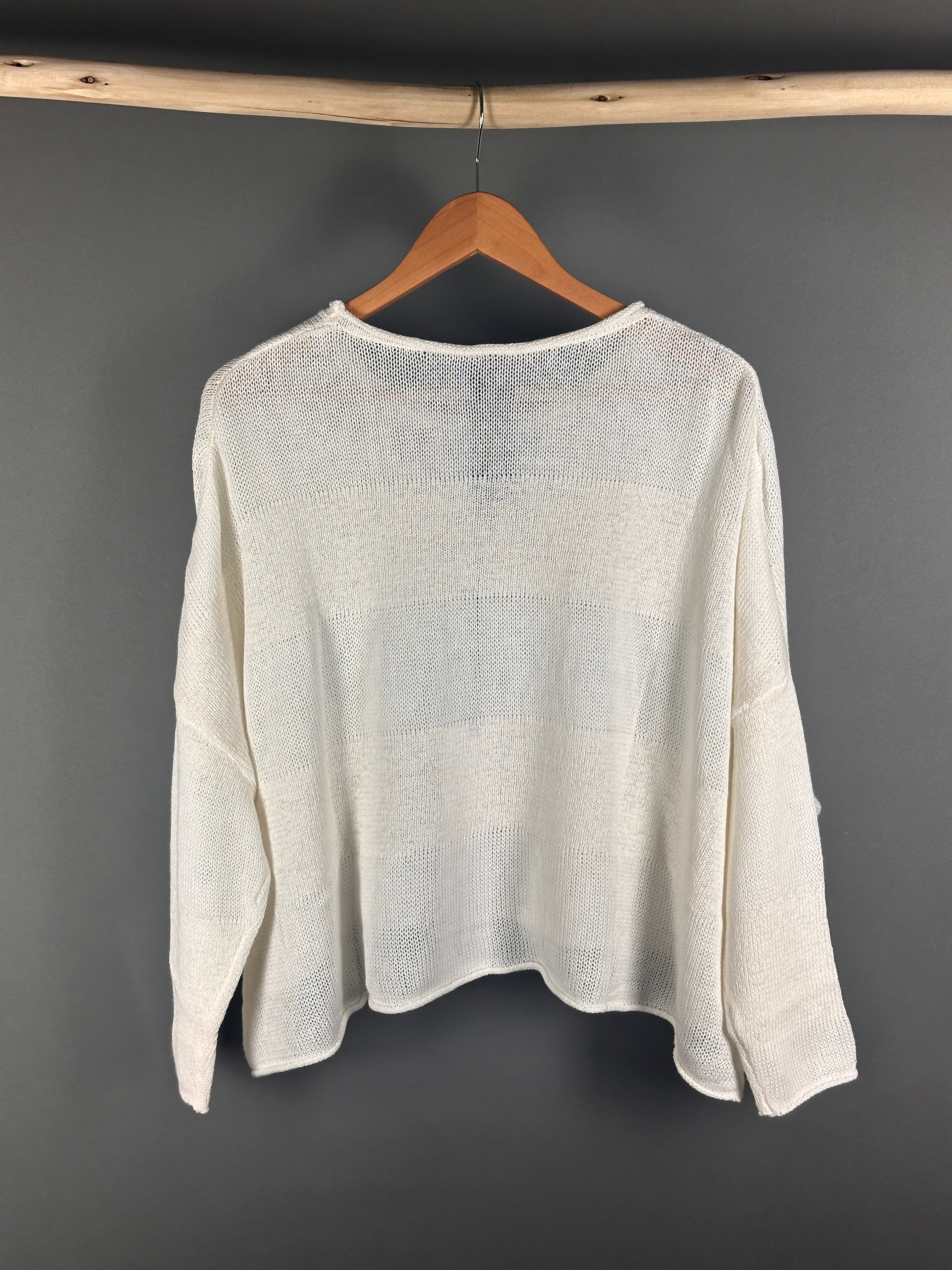 Studio Rundholz Black Label top in off white