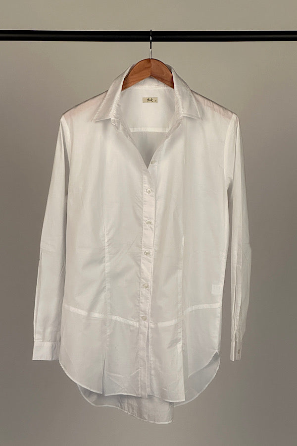 Tzusk cotton Voile shirt White