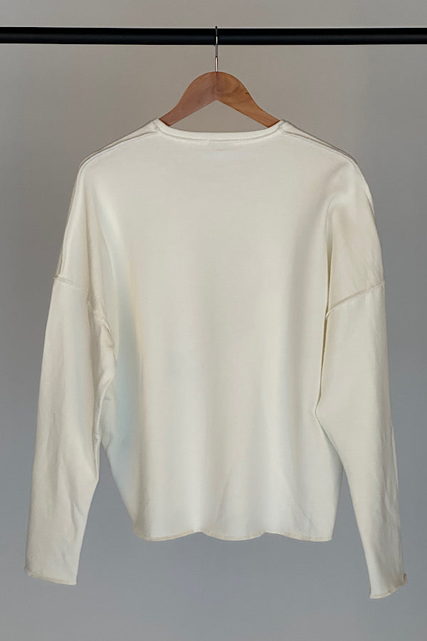 Tzusk Loop Back Crop with Crow