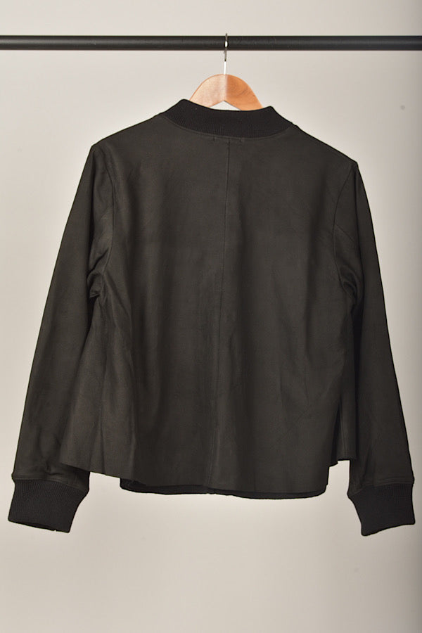 Transit Leather Jacket in Black