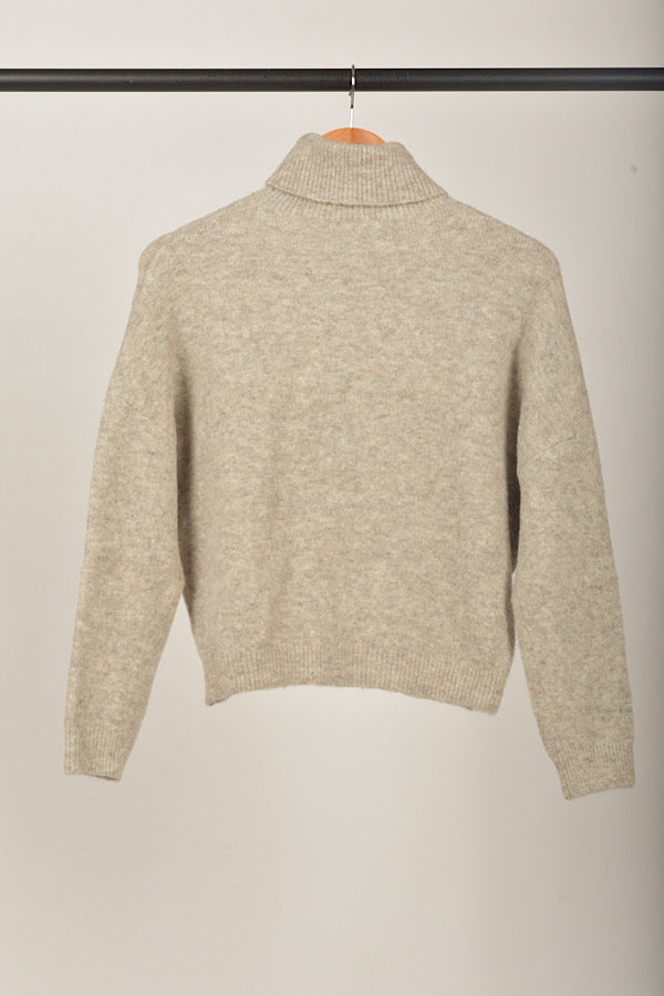 Transit Maglia turtle  neck in light grey