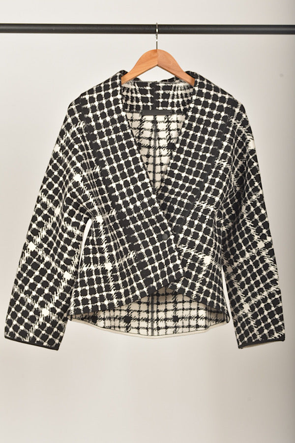 Annette Gortz Black and White Jacket Vico