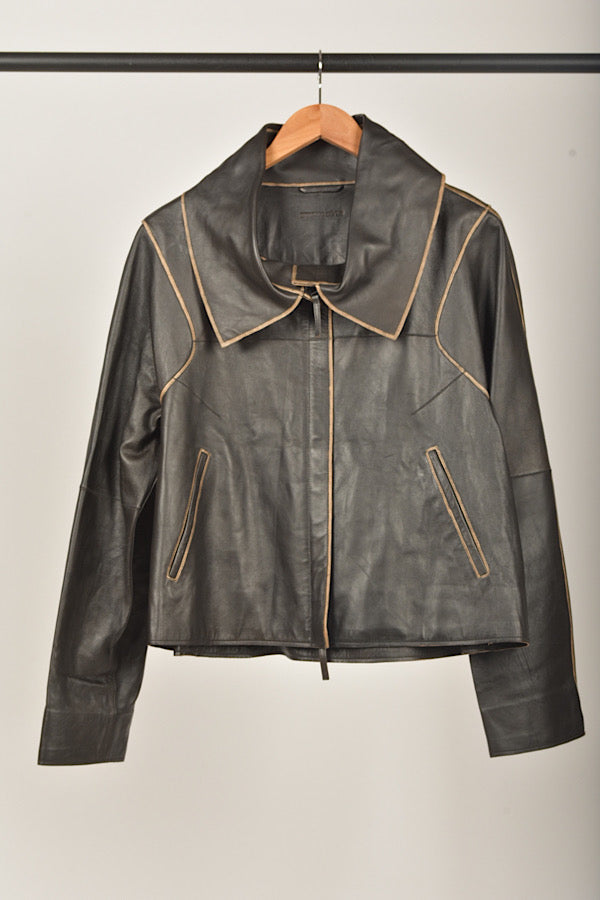 Annette Gorz Leather Jacket Blind