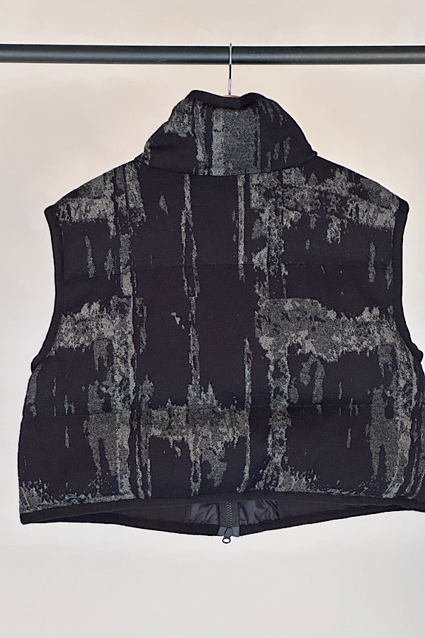 Transit Vest 6416 Shiny black print