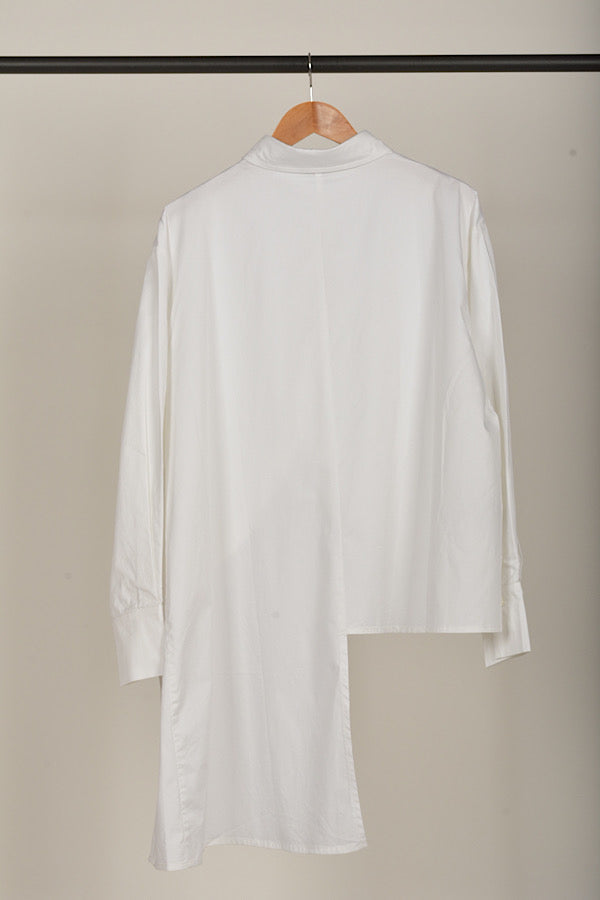La Vaca a Loca White asymmetrical shirt Dada