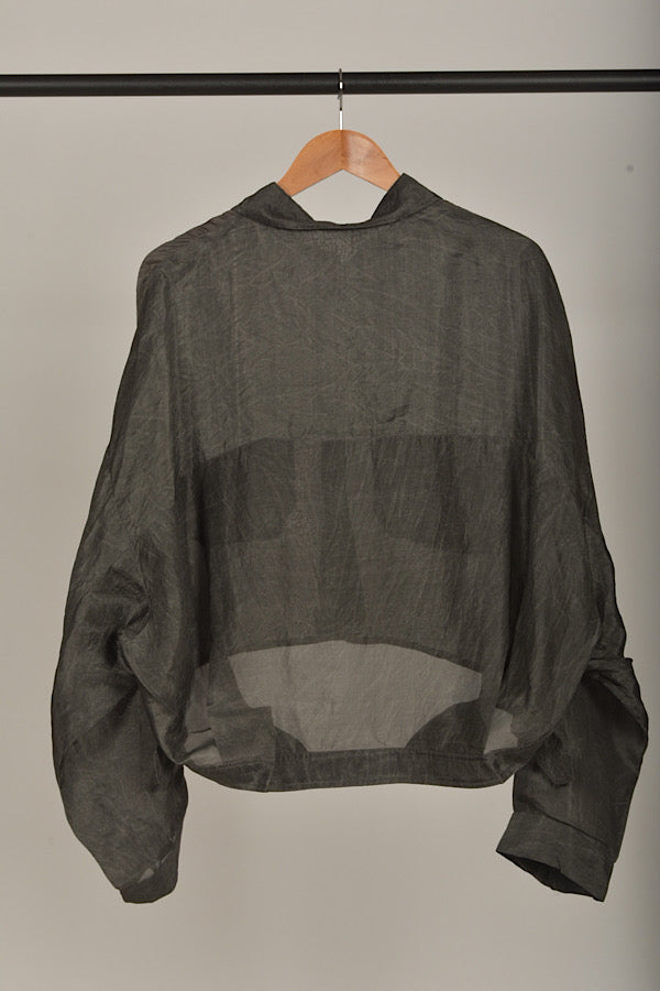 Mes Demoiselles Domi shirt in  black silk