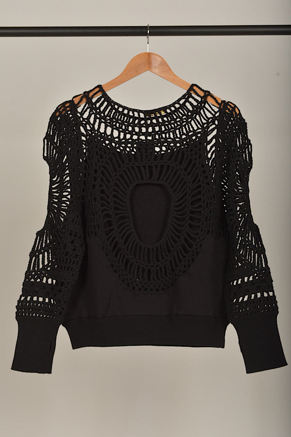 Mes Demoiselle Shima crocheted top