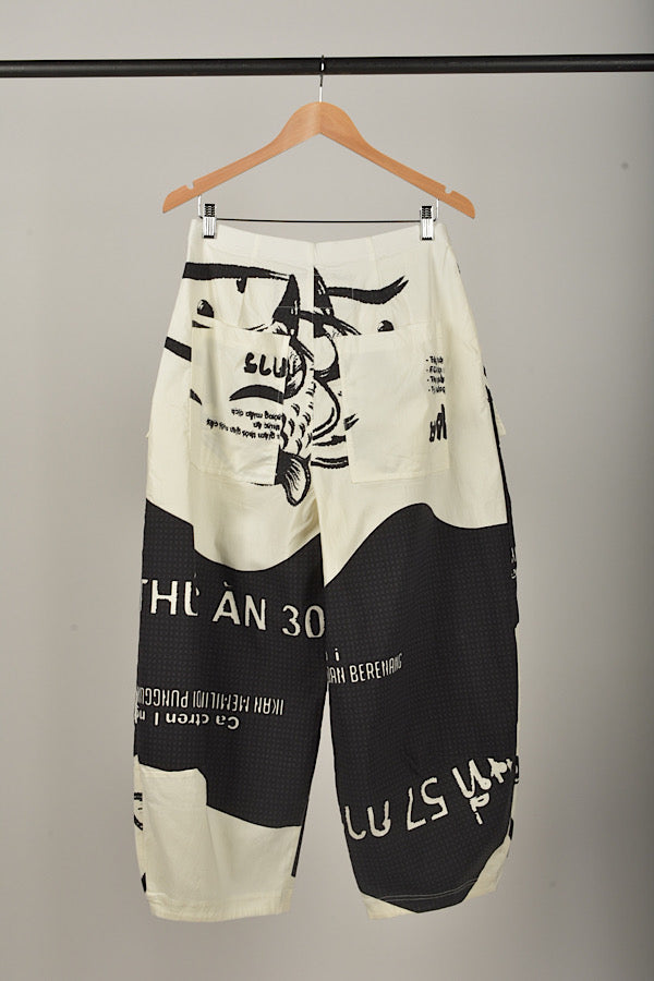 Studio Rundholz Black Label Ocean Print Pant