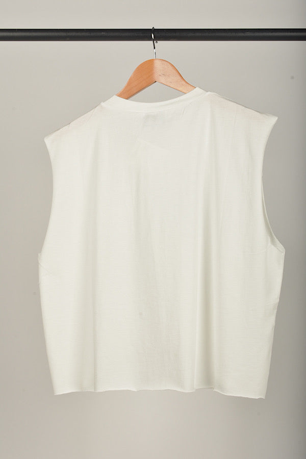 LVL Sleeveless Tee Imia Off White