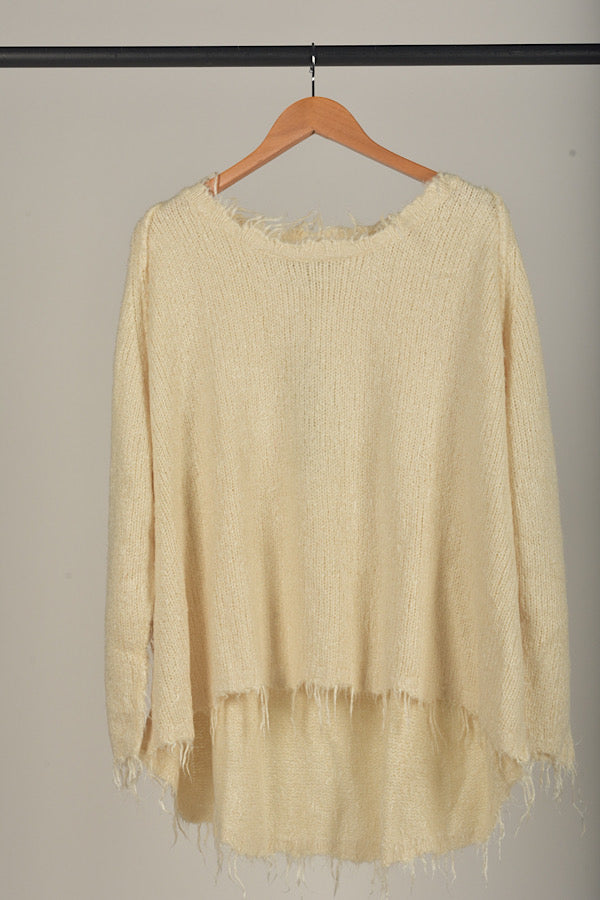 Mainline Silk jumper in milk