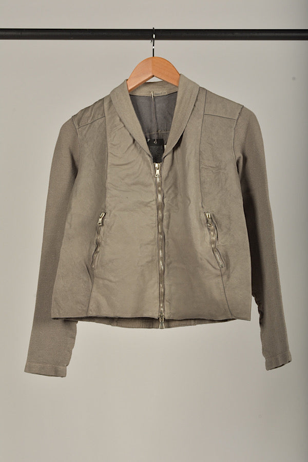 Transit panelled leather  jacket Giubbino 2372