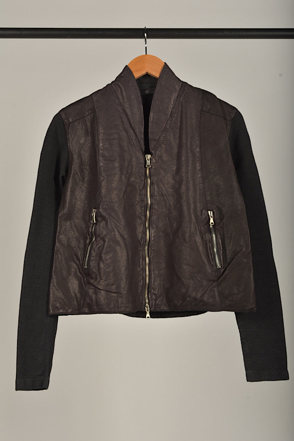 Transit Panelled leather jacket Giubbino 2372