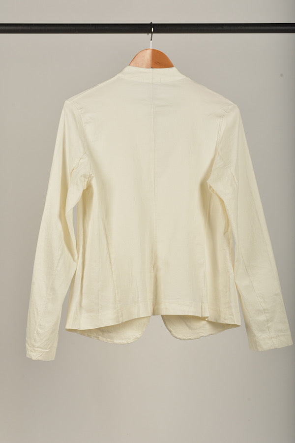 Transit Tailored Stretch Linen Jacket in Milk 151