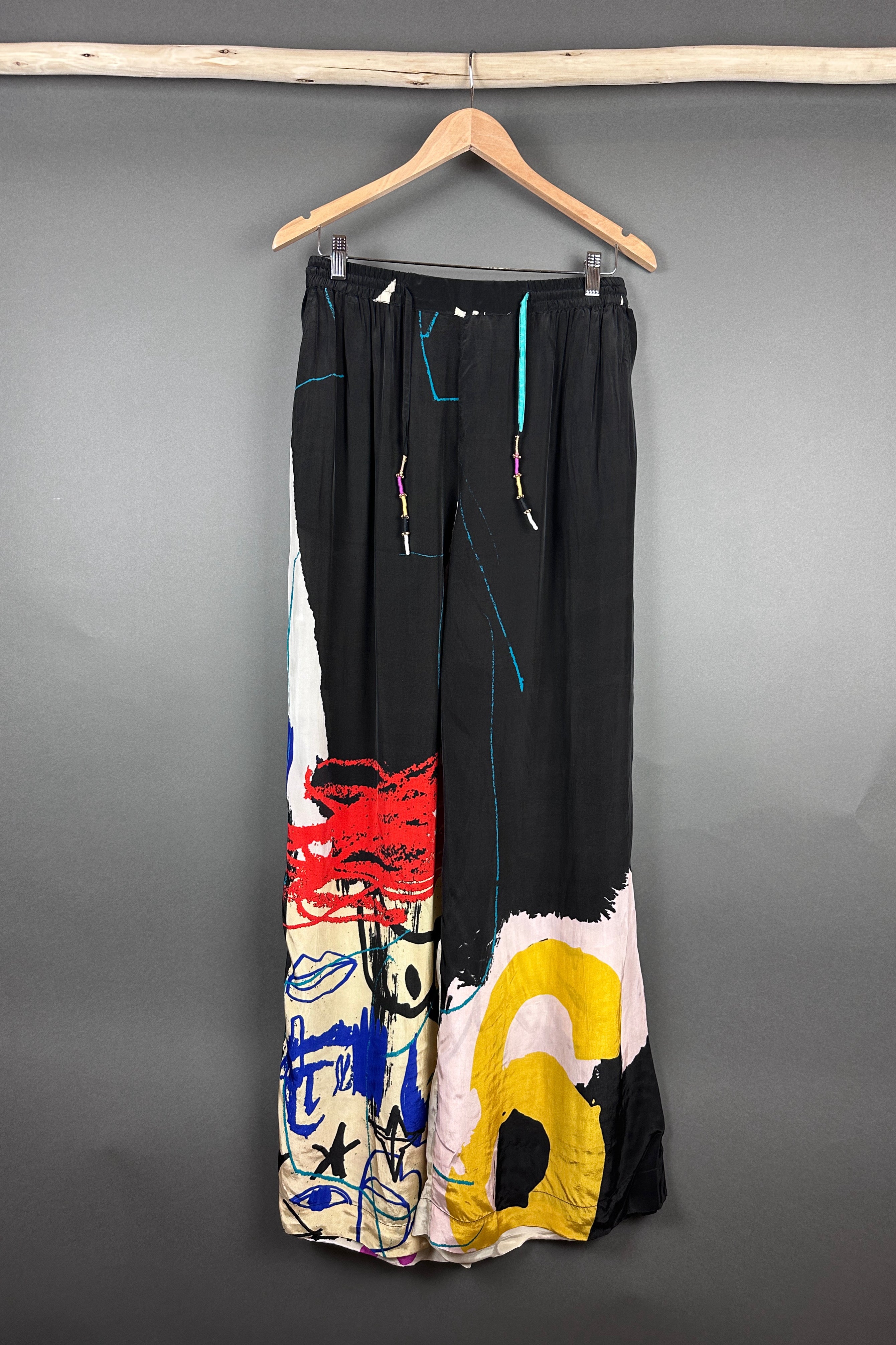 Mes D Monet print pants