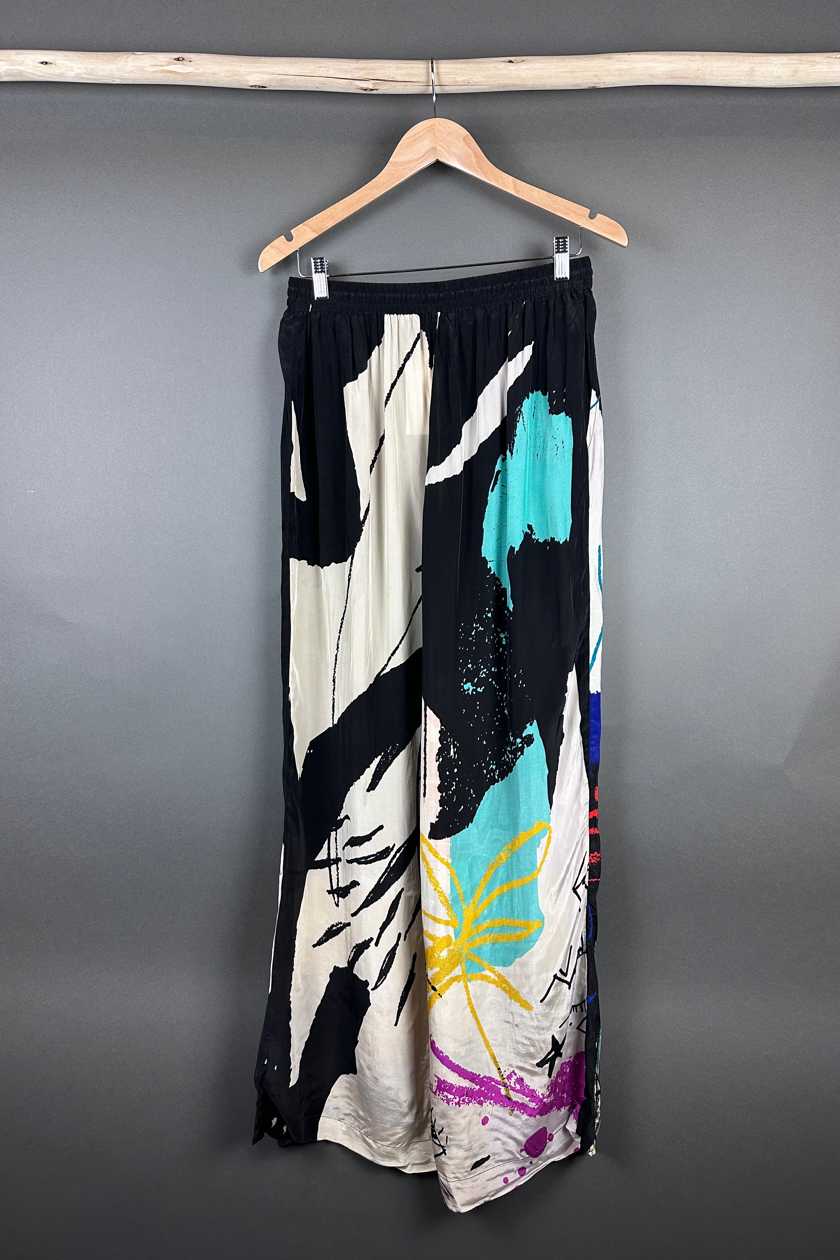 Mes D Monet print pants