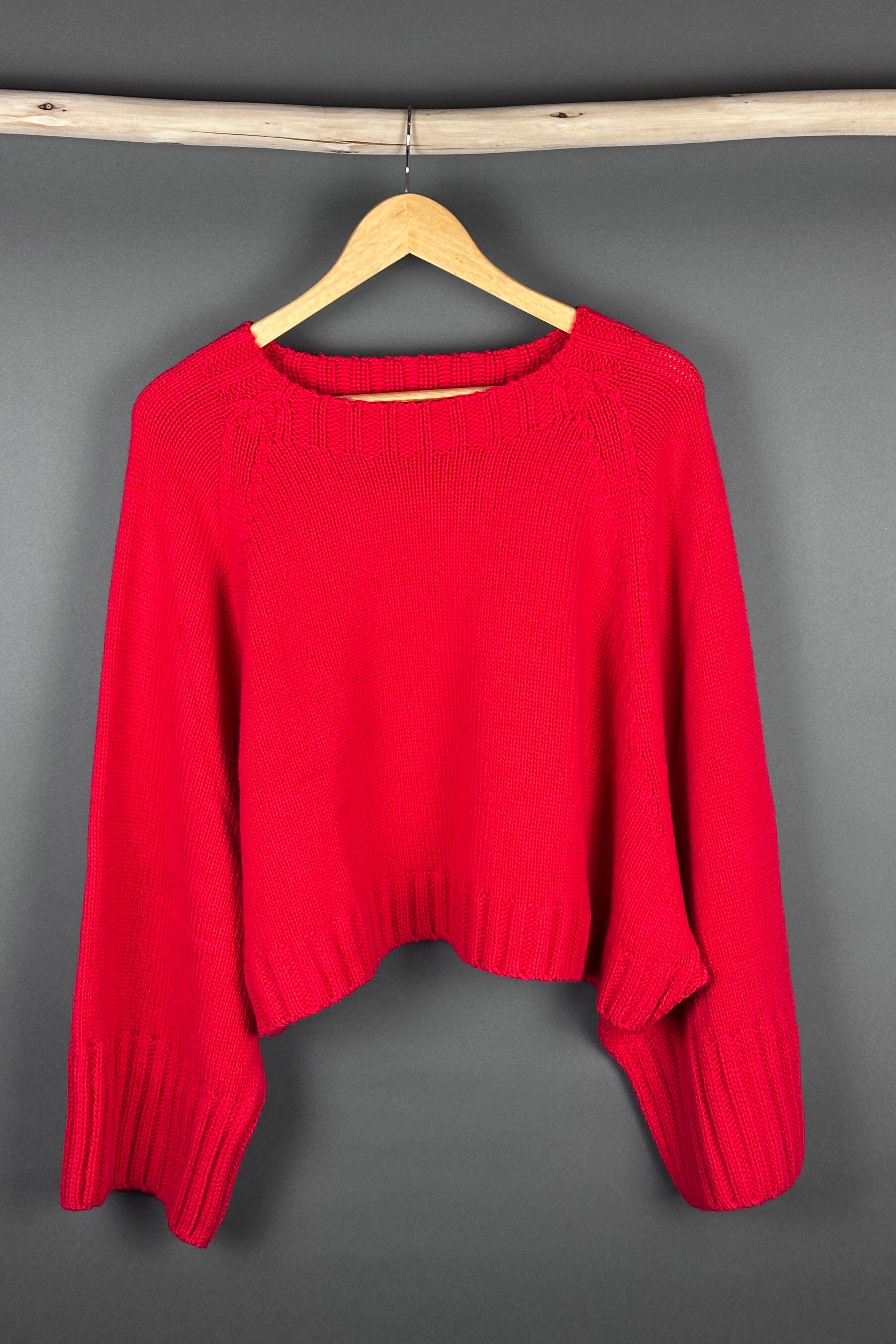 Anntee Gortz Cashmere Sweaterer Clou in cherry red