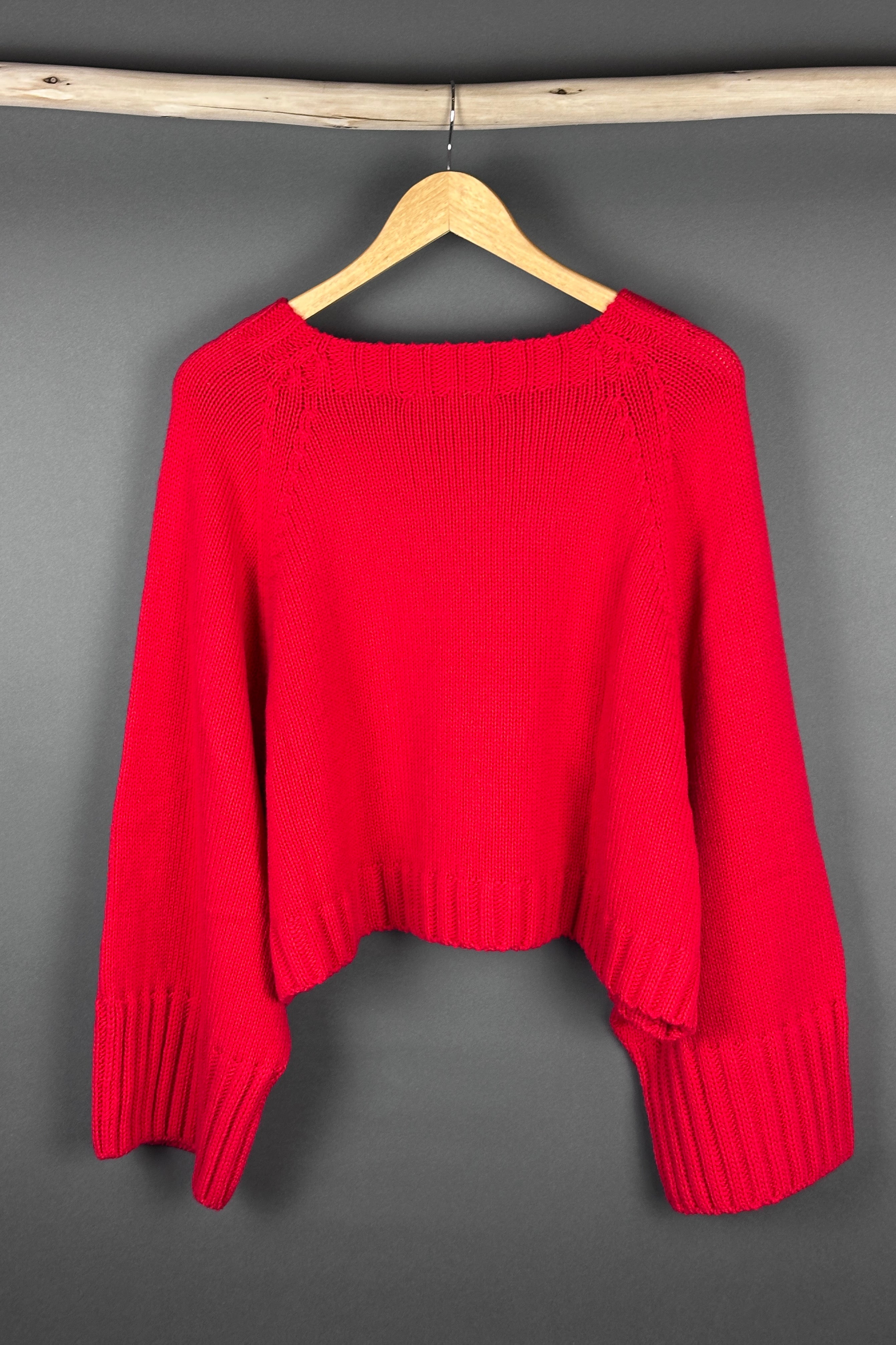Anntee Gortz Cashmere Sweaterer Clou in cherry red