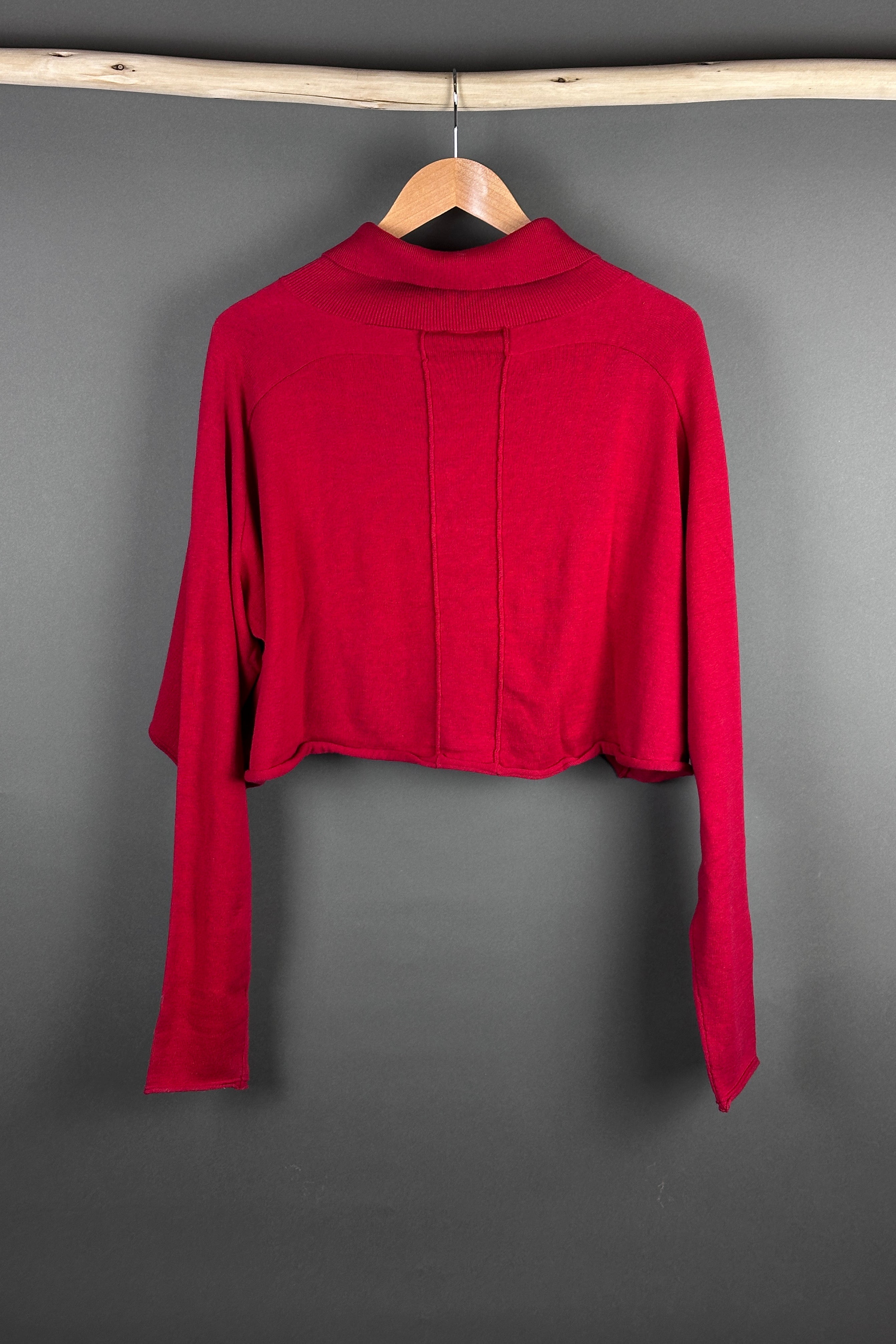 Studio Rundholz rose jacquard crop jumper