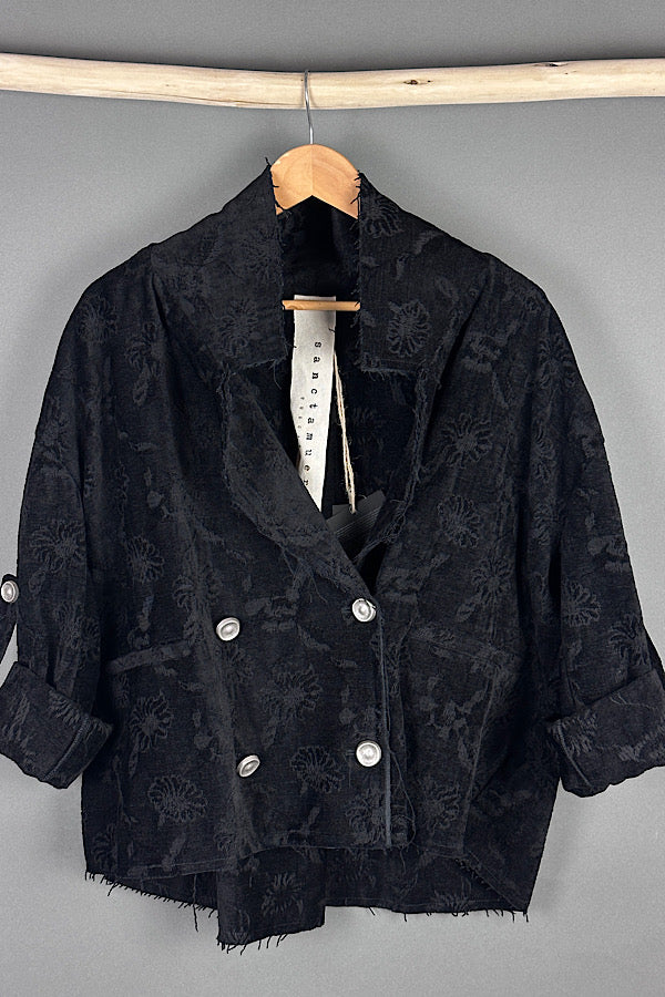 Sanctameurte Velvet embossed jacket