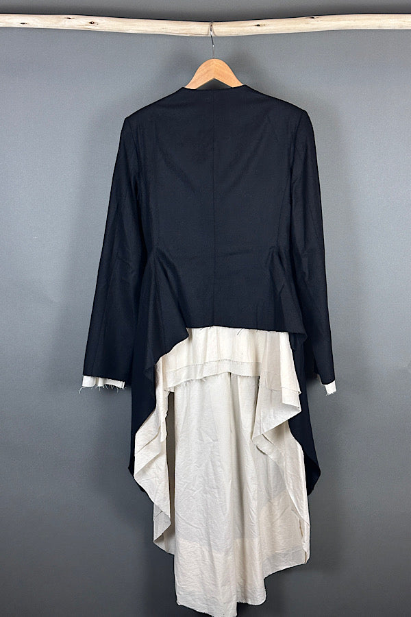 La Vaca Loca Coat with exposed lining