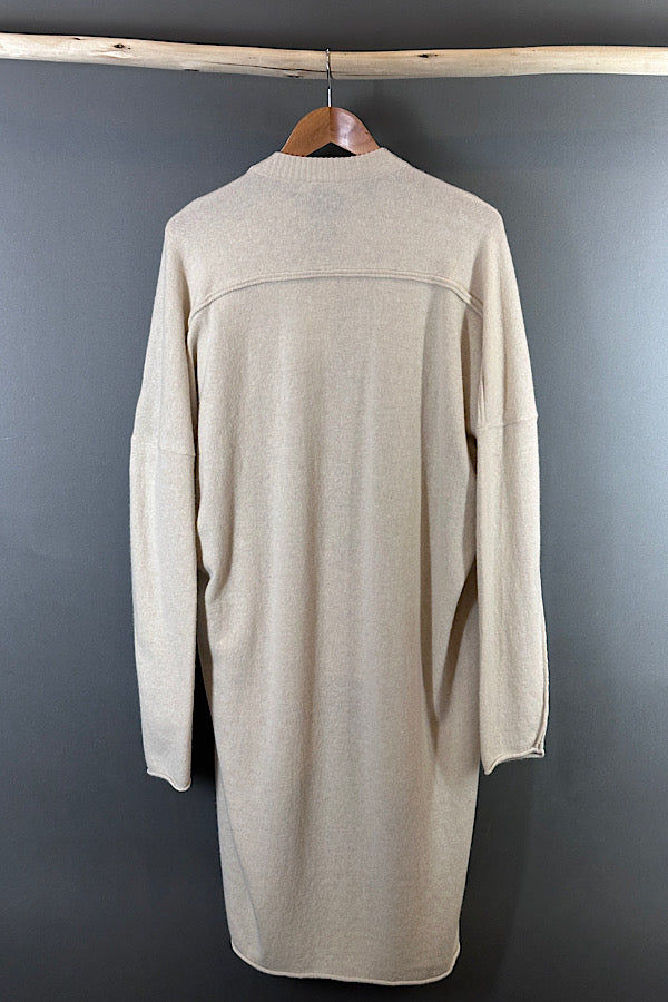 LVL Asymmetrical Sweater in Vanilla