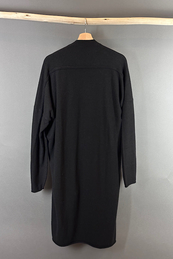 LVL Asymmetrical Sweater in black