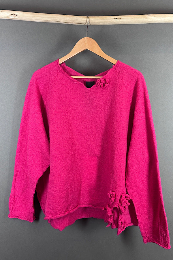 Studio Rundholz Black Label Jumper in Fuchsia
