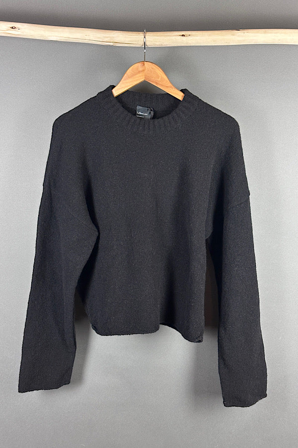 Transit speckled black sweater
