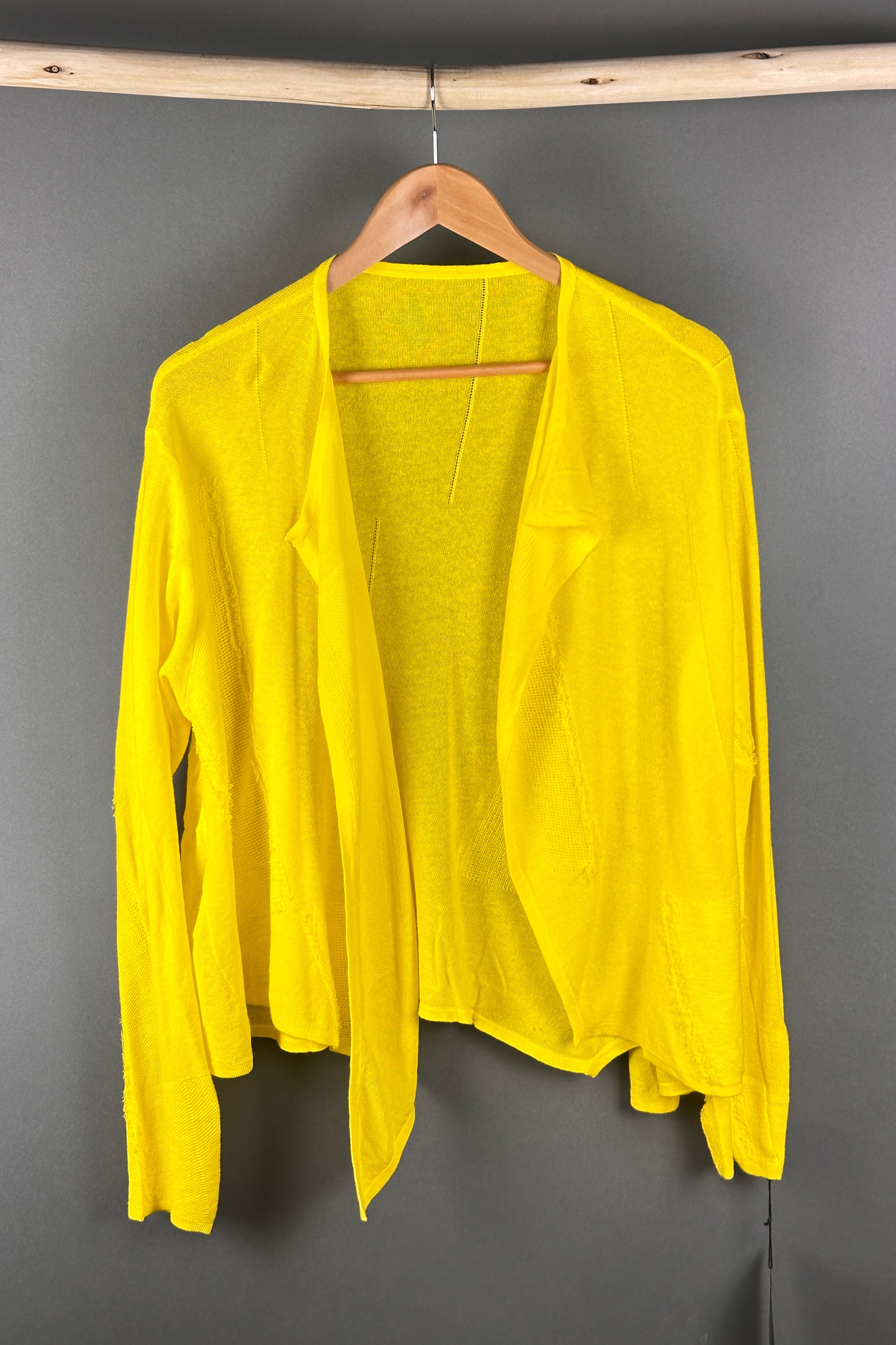 Moyuru Yellow Cotton Cardi