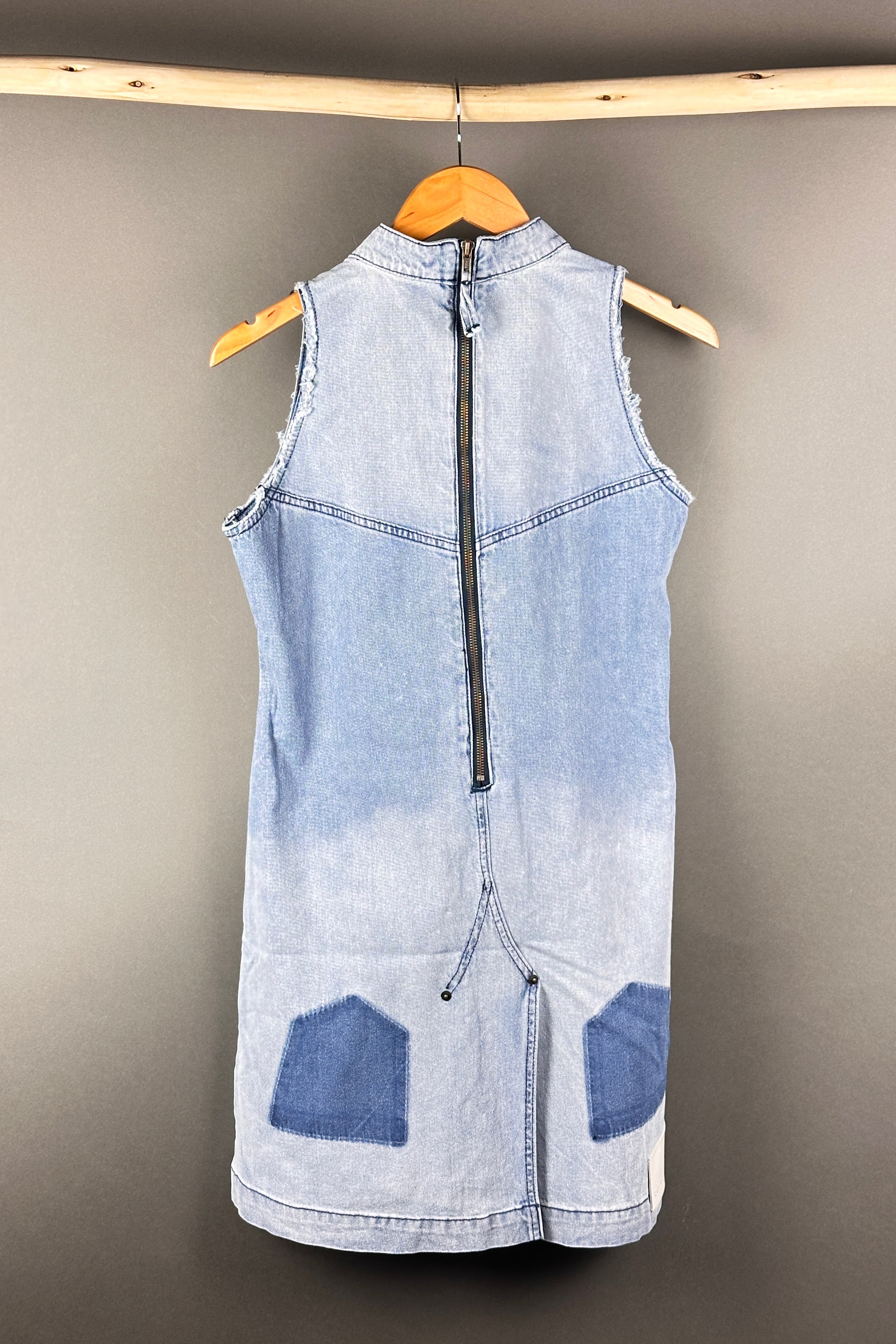 Rabens Saloner light denim dress Fee