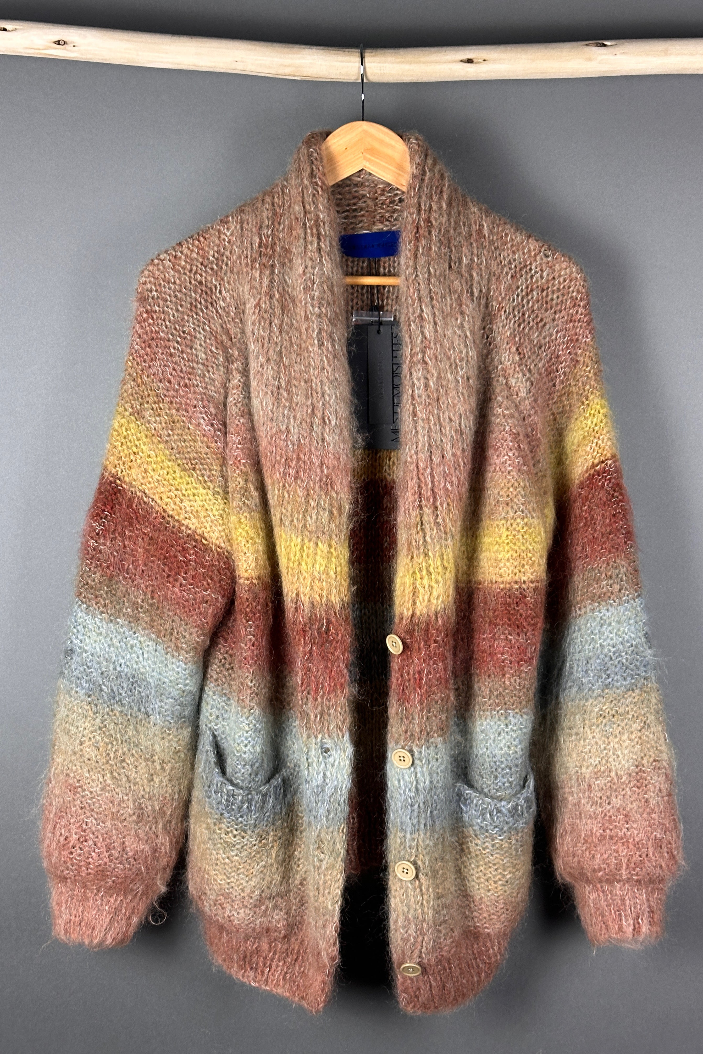 Mes Demoiselles Mohair Cardi Kaki Ocre