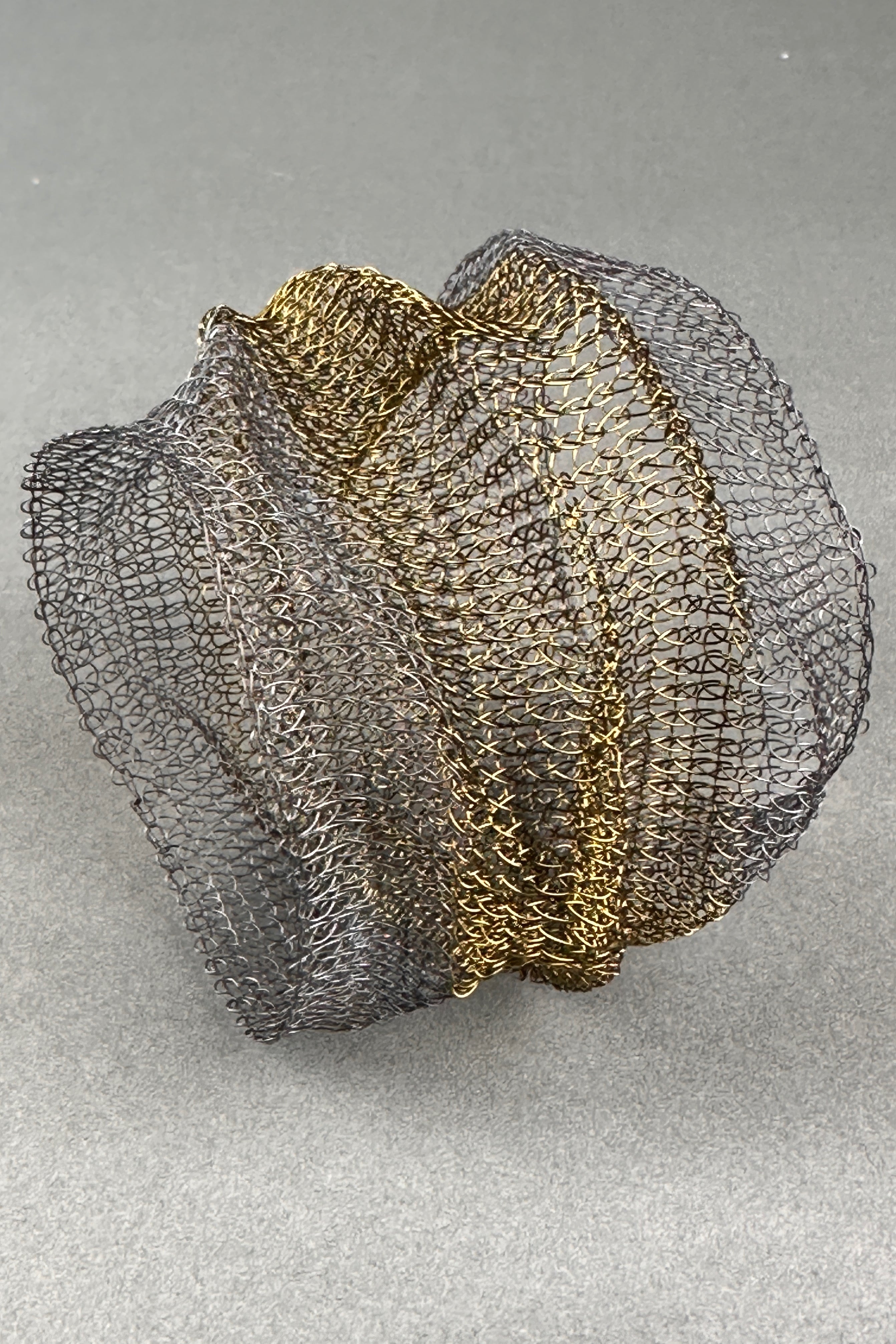 Seriously Designed bracelet in brass and silver stainless
