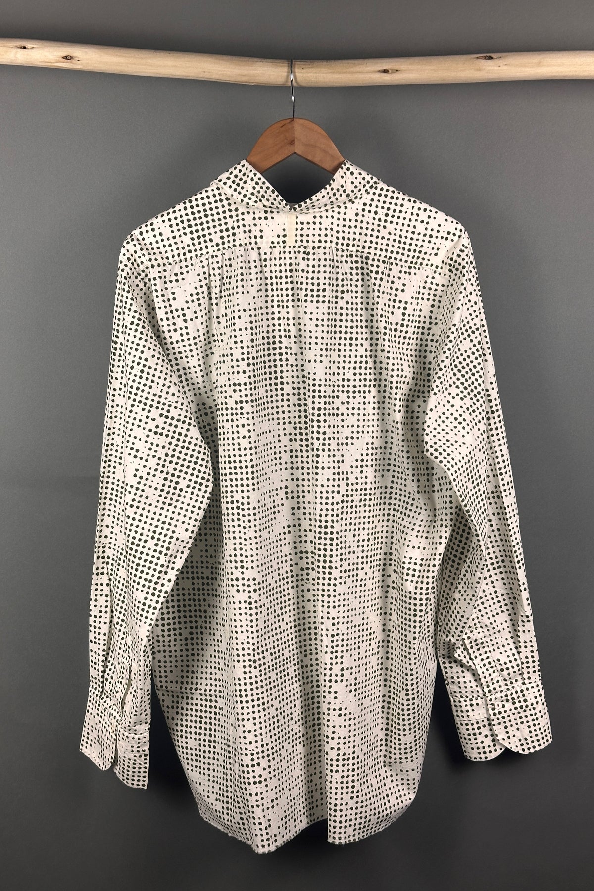 Hannoh Wessel Carmine Men's Shirt in Brown Dots