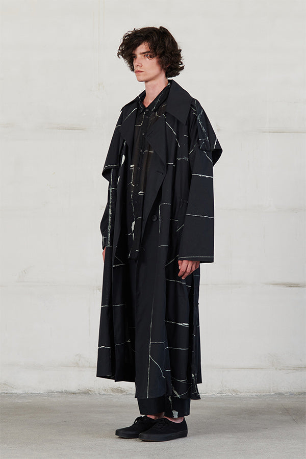 La Vaca Loca Print Trench