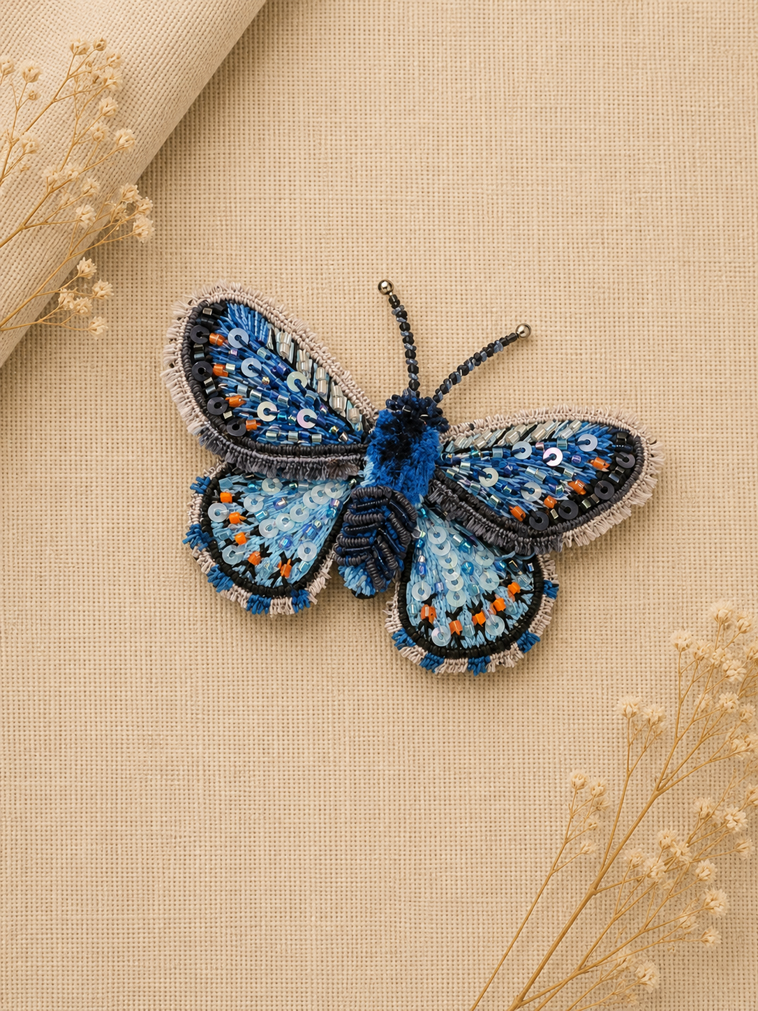 Trovelore Adonis Blue Butterfly Brooch