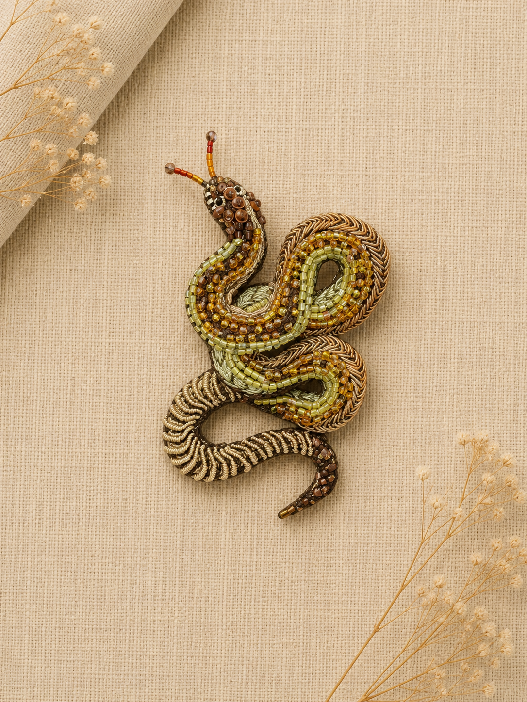 Trovelore Viper Snake Brooch