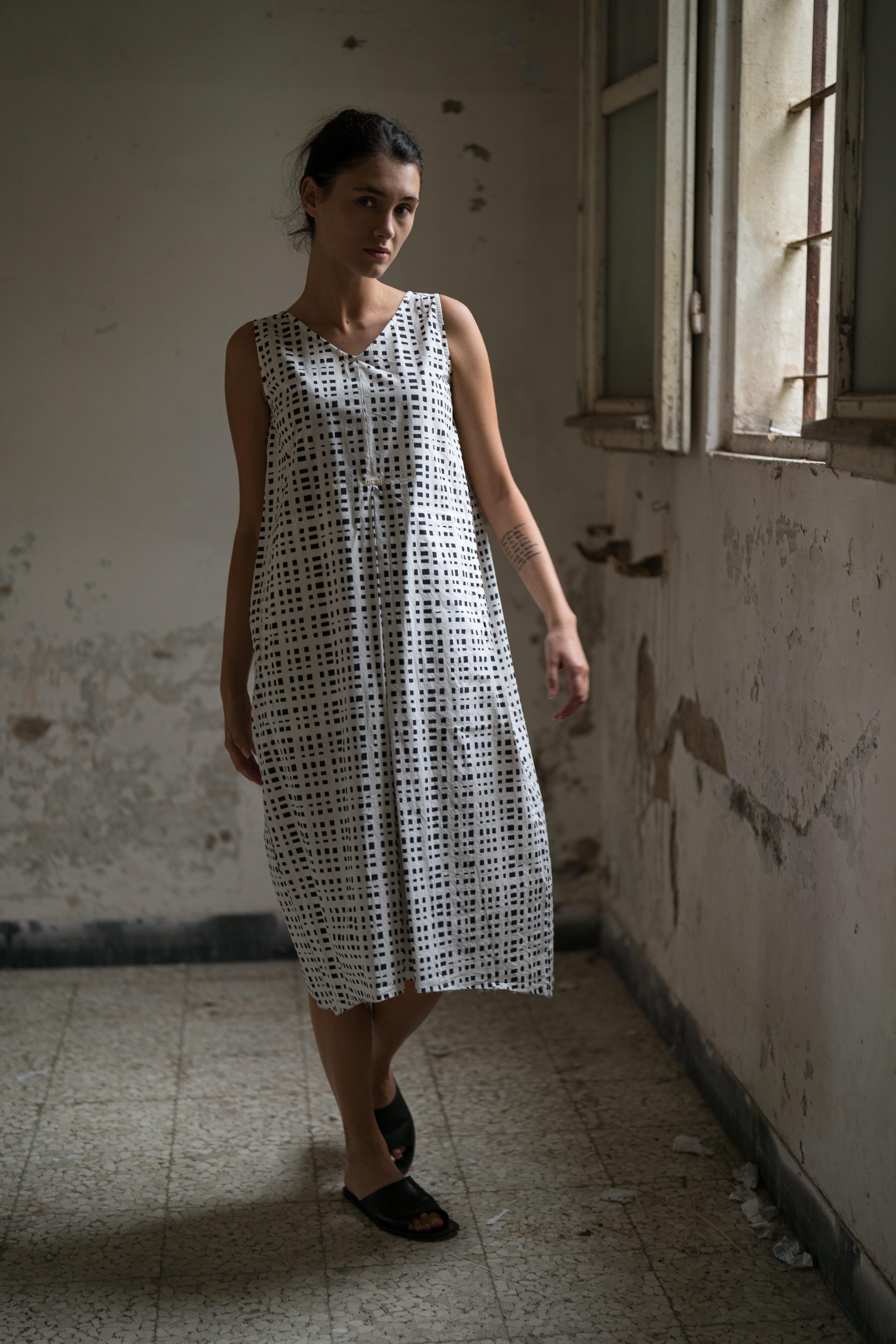 Hannoh Wessel Dress Demi Blk Check