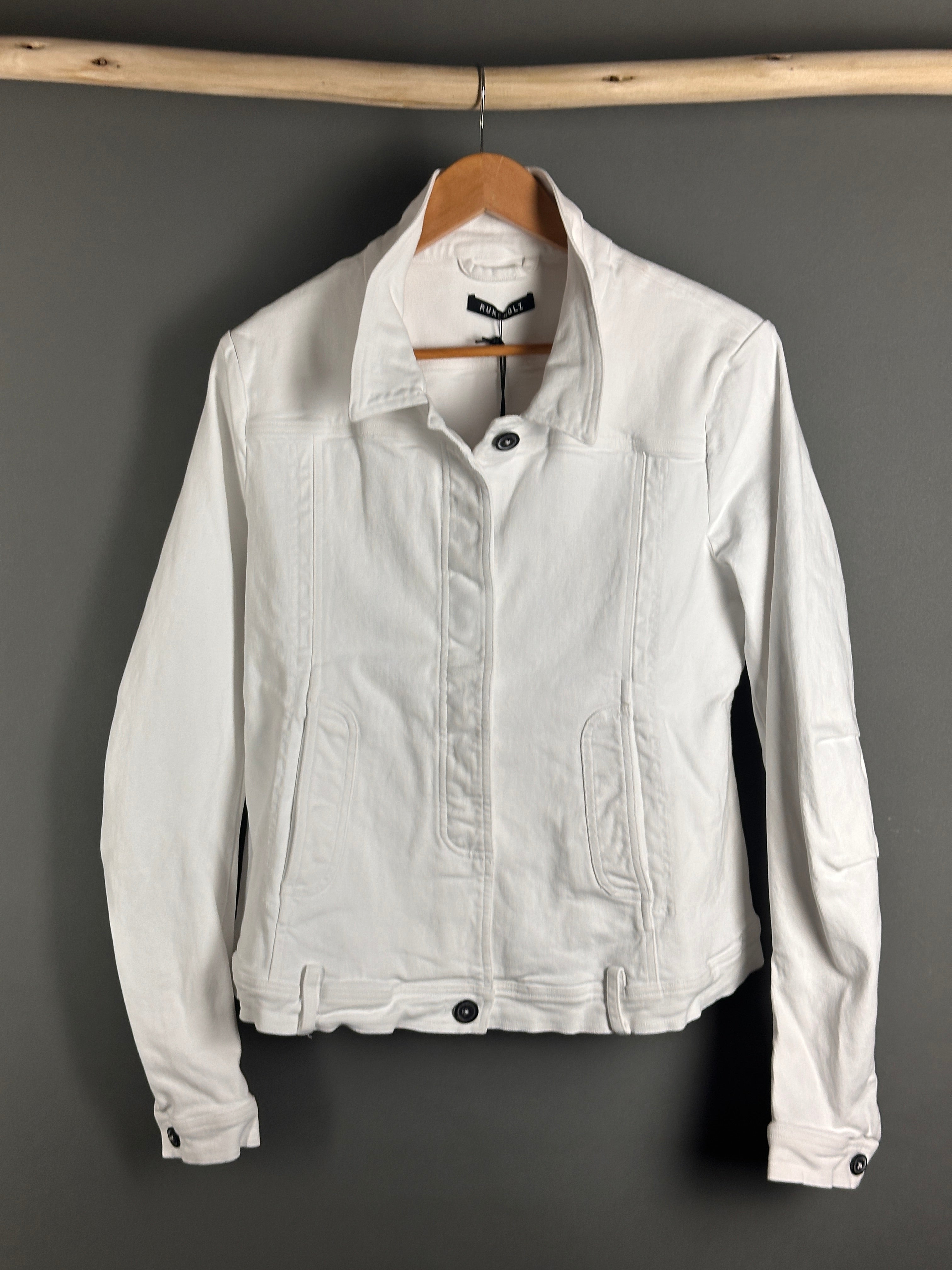 Rundholz Mainline thick cotton Jacket in paper Chalk