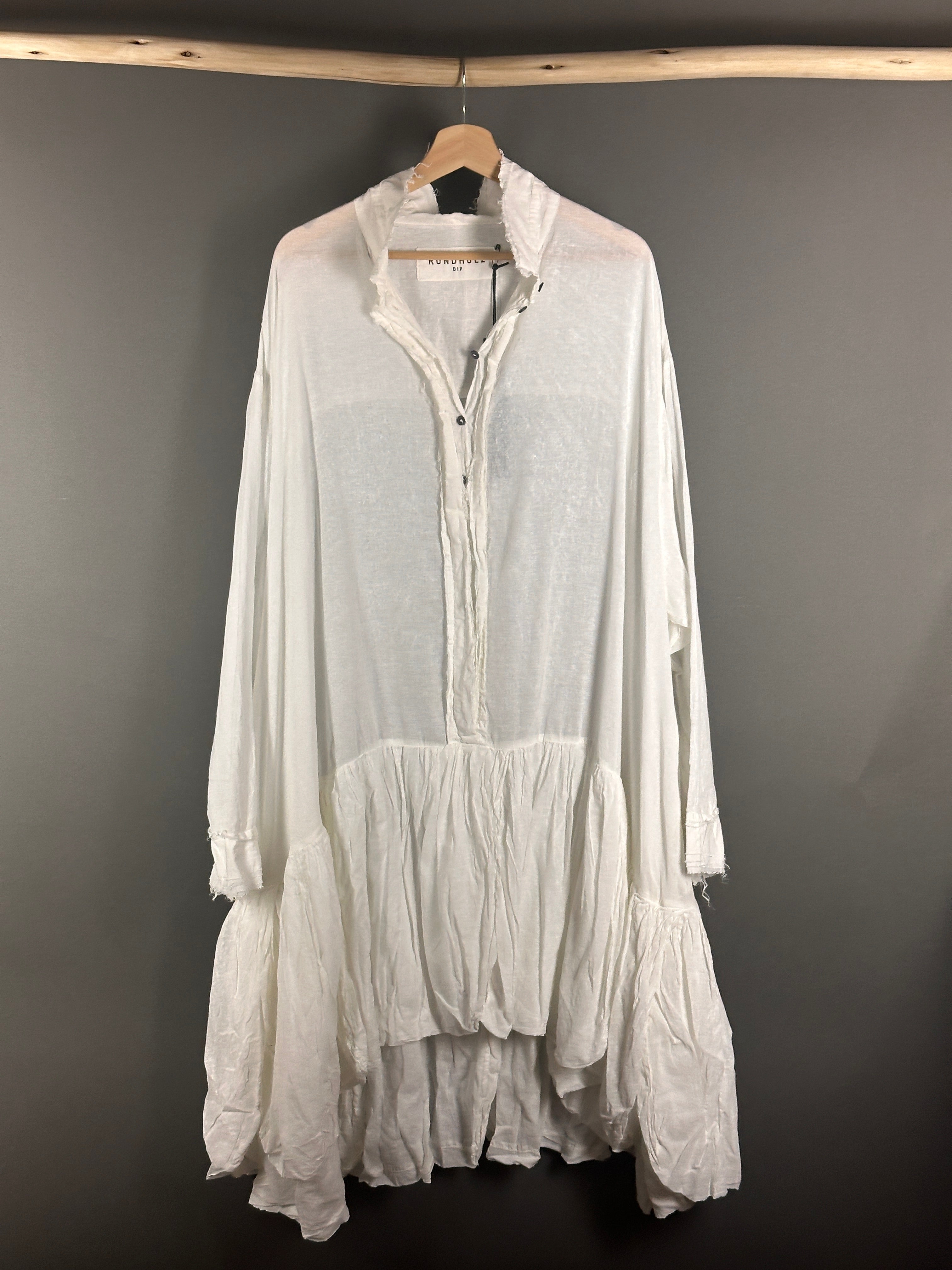 Seafoam Fog Shirt Dress
