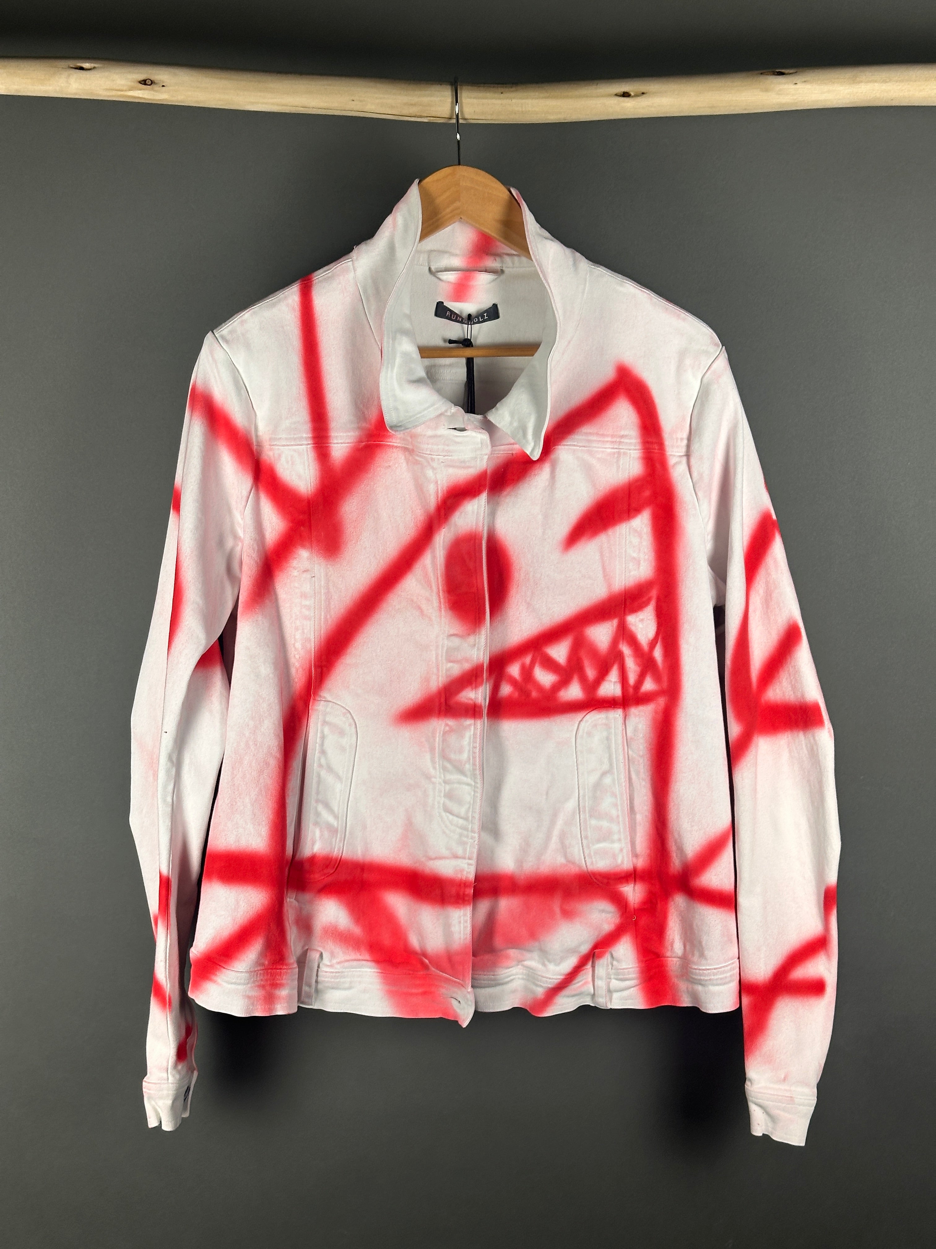 Studio Rundholz black label red graffiti jacket