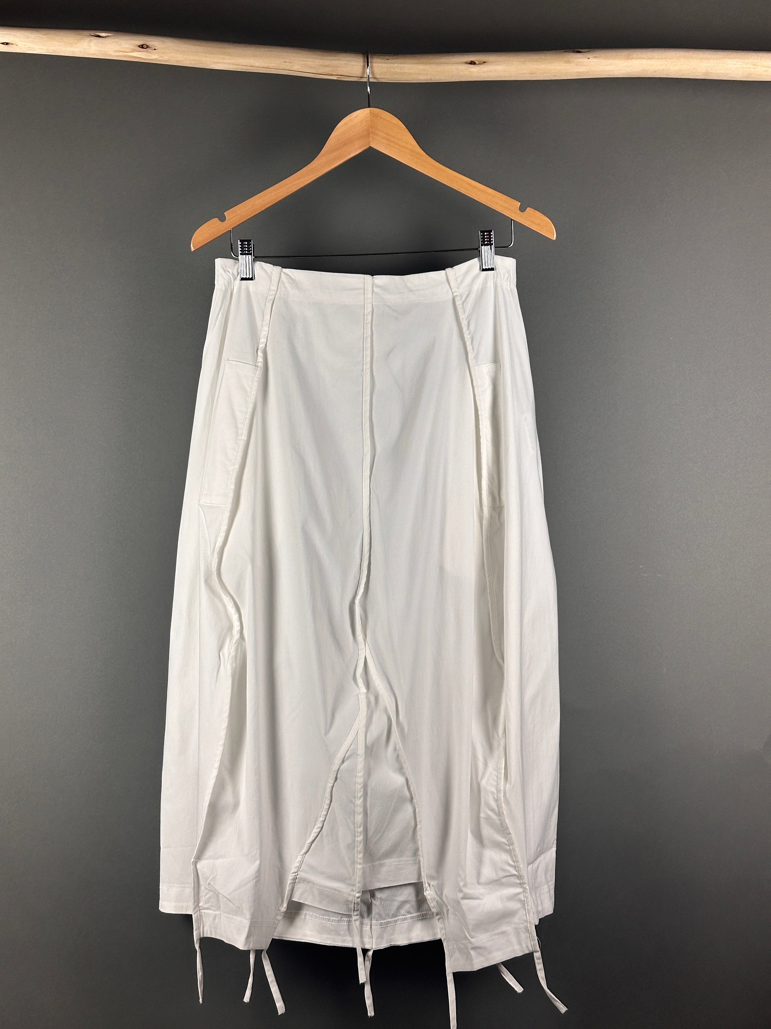 Black Label White Artisanal Skirt