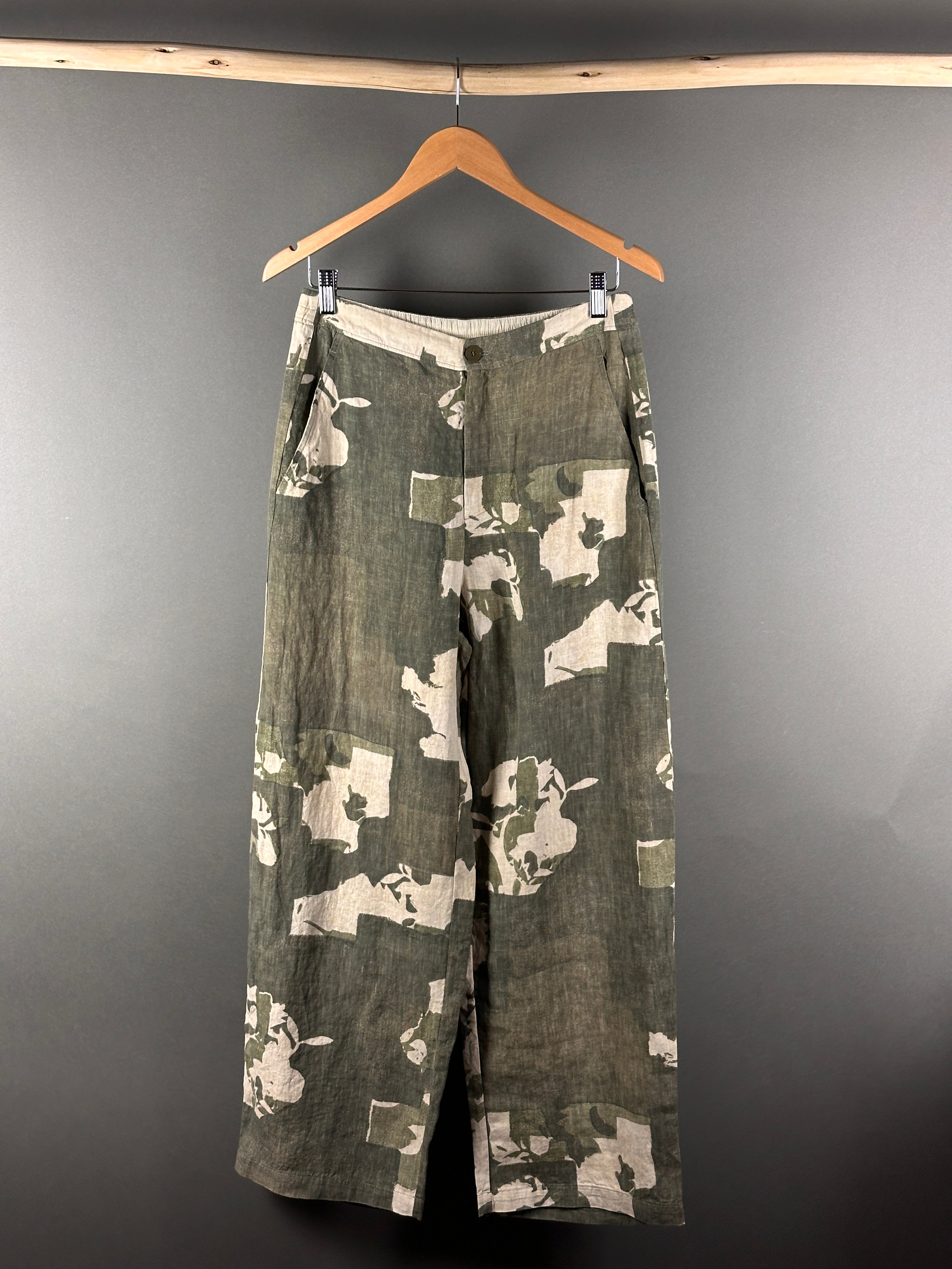 Transit Patterned linen Pants in Taupe T293 16