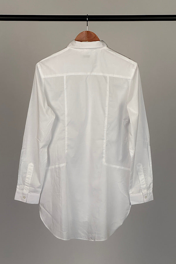 Tzusk cotton Voile shirt White