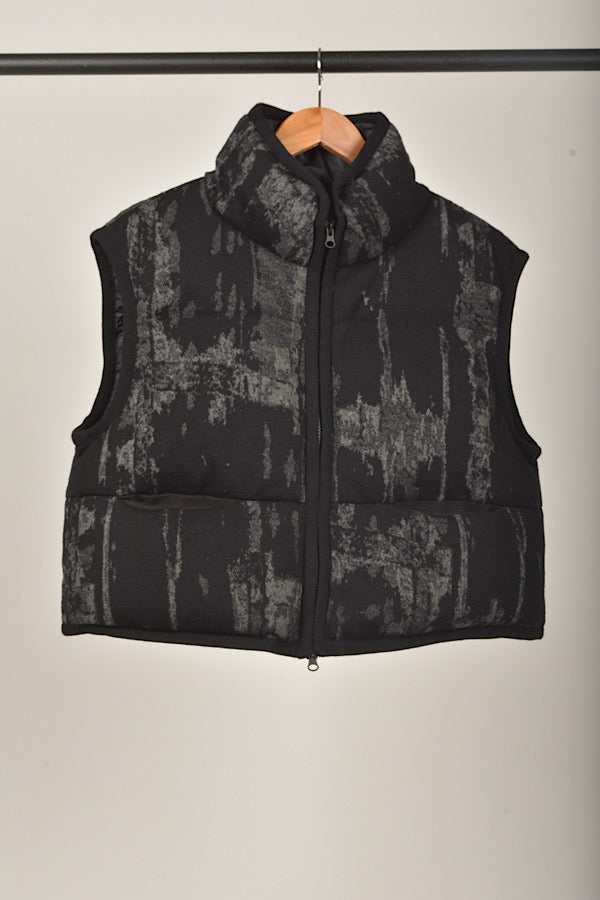 Transit Vest 6416 Shiny black print