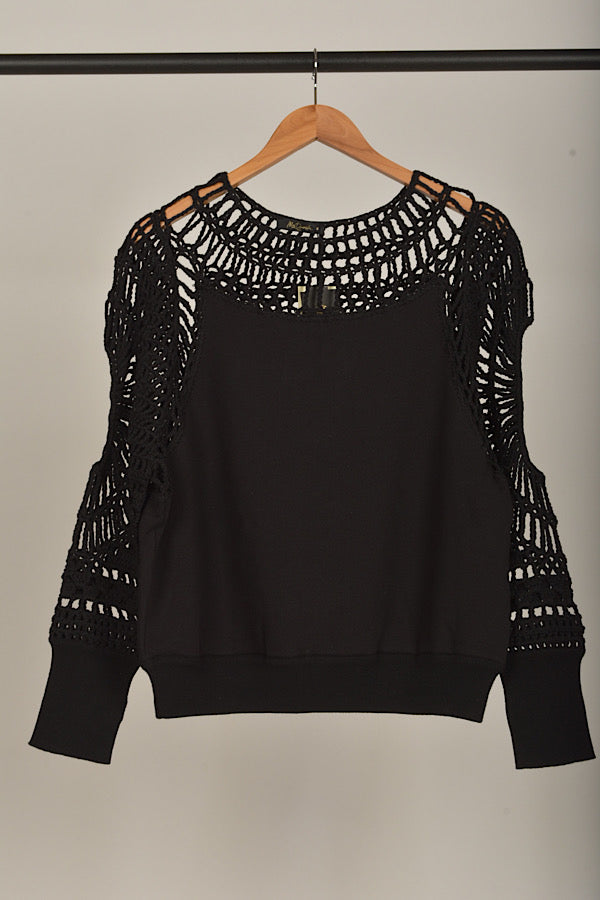 Mes Demoiselle Shima crocheted top