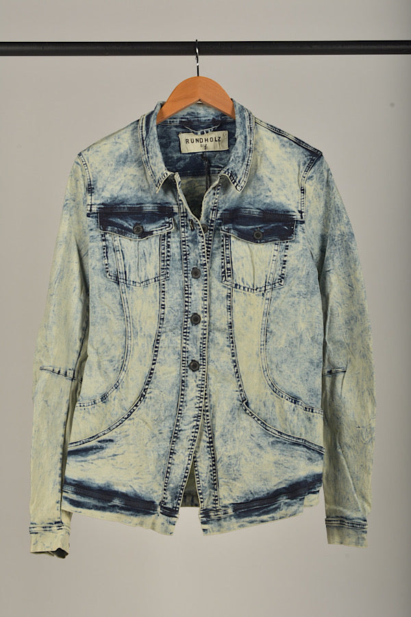 Dip jacket in blue wash denim 2091110